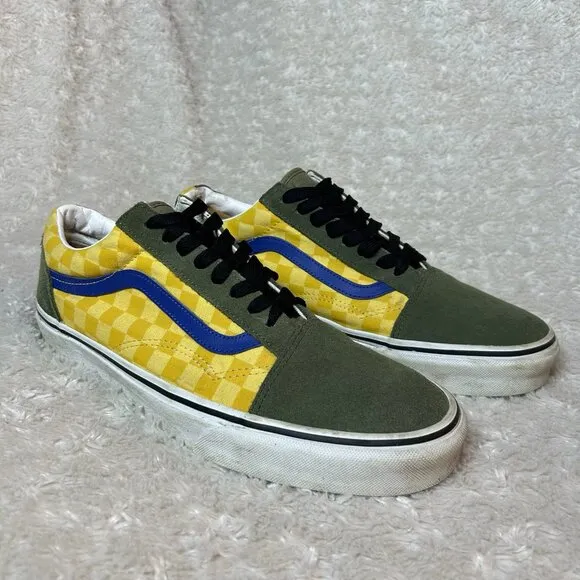 Old Skool 'OTW Rally‎ - Yellow Green' Vans shoe US size 10.5 Men, 12 Women