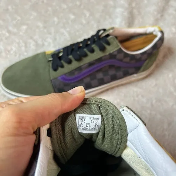 Old Skool 'OTW Rally‎ - Yellow Green' Vans shoe US size 10.5 Men, 12 Women