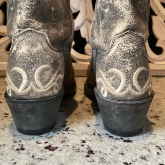 Old West Western Cowboy Boots Size 8