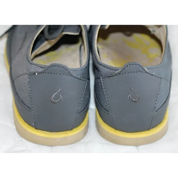 Olukai - Honolulu Mesh Boat Shoes, color Dark Shadow (Navy) - size 9.5