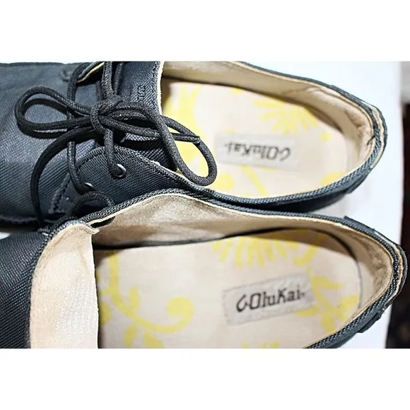 Olukai - Honolulu Mesh Boat Shoes, color Dark Shadow (Navy) - size 9.5