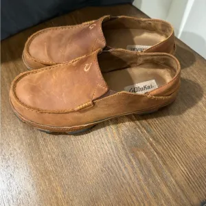 Olukai Men's Brown Slip-On Shoes
