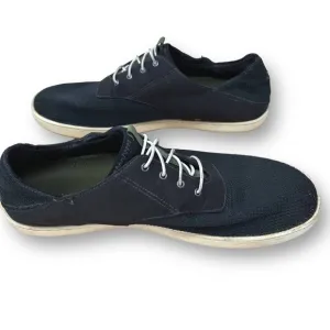 Olukai Men's Nohea Moku Mesh Blue Boat Shoes Mens 11.5