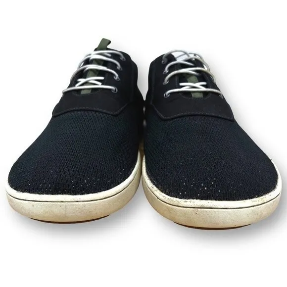 Olukai Men's Nohea Moku Mesh Blue Boat Shoes Mens 11.5