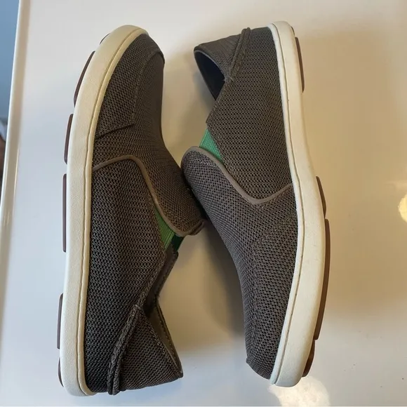 OluKai Nohea Mesh Shoes Mustang/Green