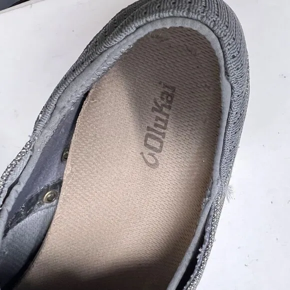 Olukai Nohea Moku Men’s Sz 12 Slip on Textiles Boat Shoes Gray 10283-2610