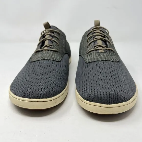 Olukai Nohea Moku Men’s Sz 12 Slip on Textiles Boat Shoes Gray 10283-2610
