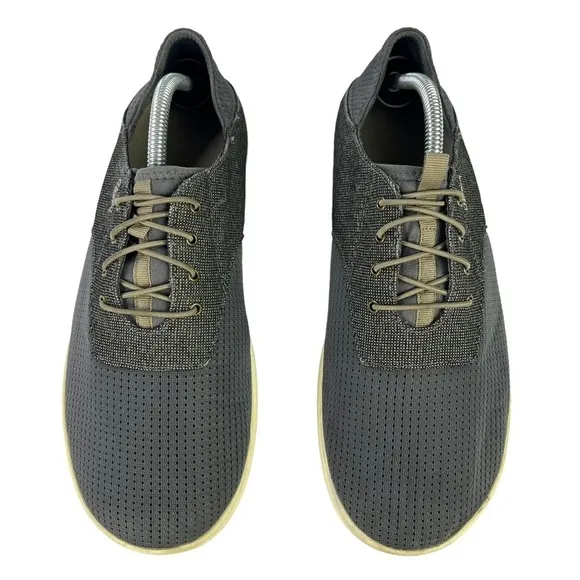 OluKai Nohea Moku Slip On Boat Shoes Gray‎ Drop In Heel Land Water Mens Size 10