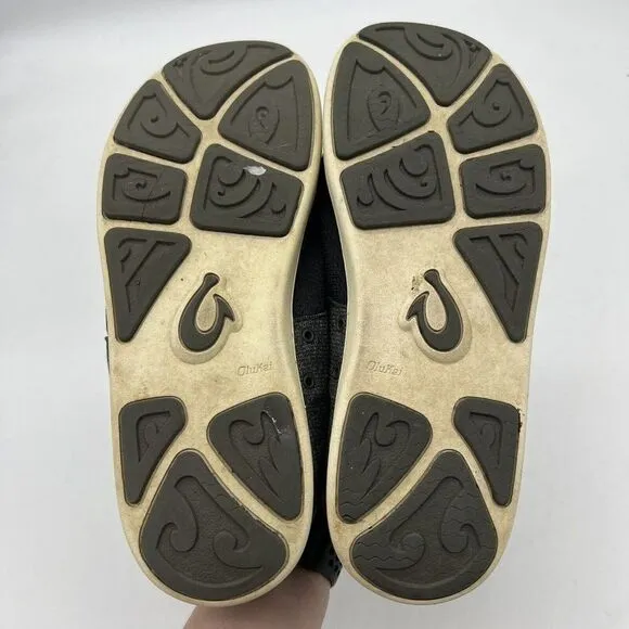 OluKai Nohea Moku Slip On Boat Shoes Drop Heel Land Water Mens 11.5