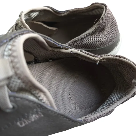 OluKai Nohea Moku Slip on No Tie Boat Shoe Mesh Brown 10