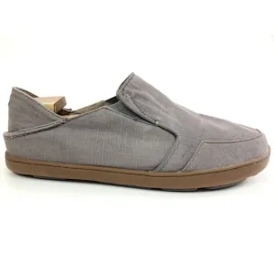 Olukai Nohea Twill Slip-On Shoes Men’s Size 11.5 M Gray 10178-9C9C
