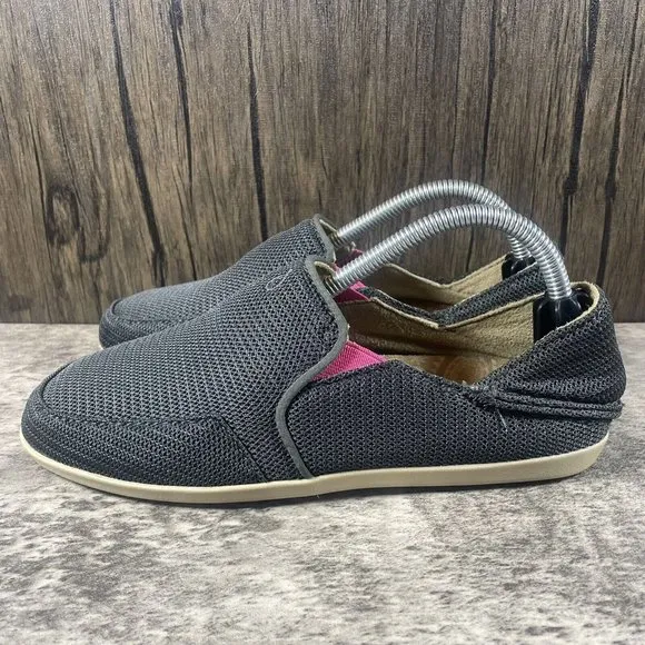 Olukai Women's Waialua Canvas Slip On Shoes Size 6