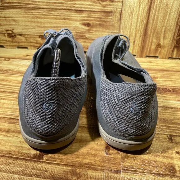 OluKai Men's Grey Nohea Moku Mesh Slip On Shoes Size 13 10283