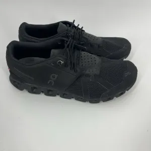 On Cloud 5 Ripstop Mesh Shoes Size 8.5 Womens Road Running Triple Black Walking