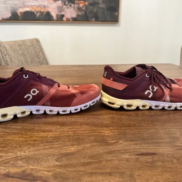On Running Men's Athletic Shoes - Red and White