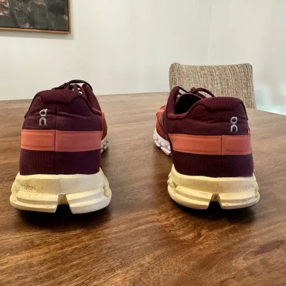 On Running Men's Athletic Shoes - Red and White