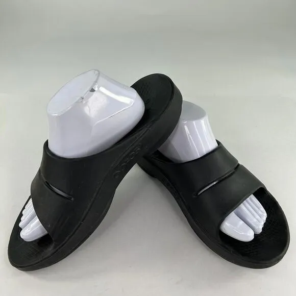 Oofos OOahh Men's Open Toe Slip On Slide US 10 Recovery Sandals Shoes