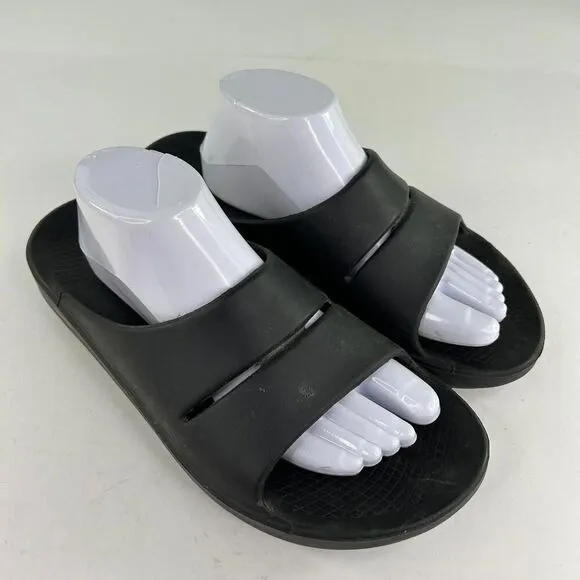 Oofos OOahh Men's Open Toe Slip On Slide US 10 Recovery Sandals Shoes