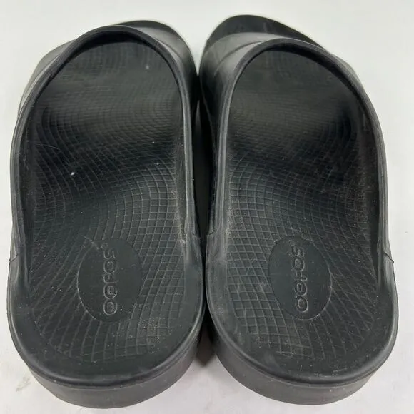 Oofos OOahh Men's Open Toe Slip On Slide US 10 Recovery Sandals Shoes