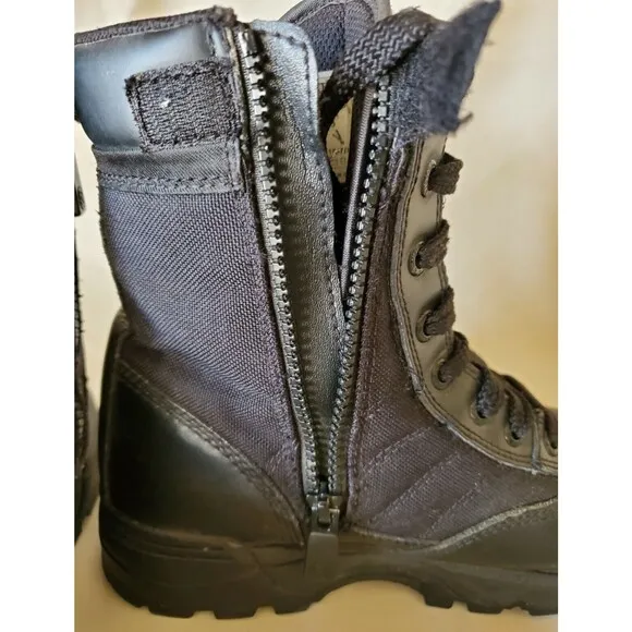 Original Swat Mens Classic 9&quot; Side Zip Tactical Boot Size 6.5 Black 115201