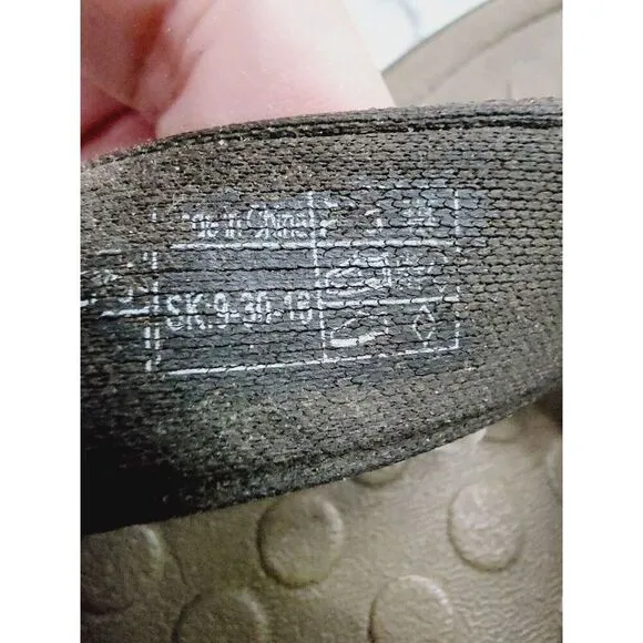 Orthaheel Wave Sandal Men's 7 Women's 8.5 Brown Thong Flip Flop Slip On Shoes