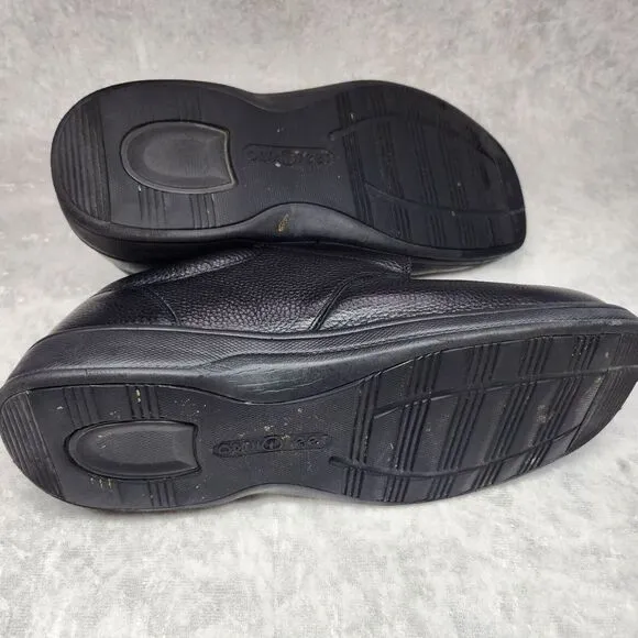 Ortho feet Mens  X-Wide‎ Leather  Shoes Size 11 Black