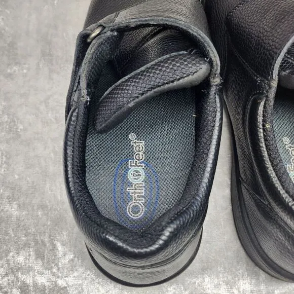 Ortho feet Mens  X-Wide‎ Leather  Shoes Size 11 Black