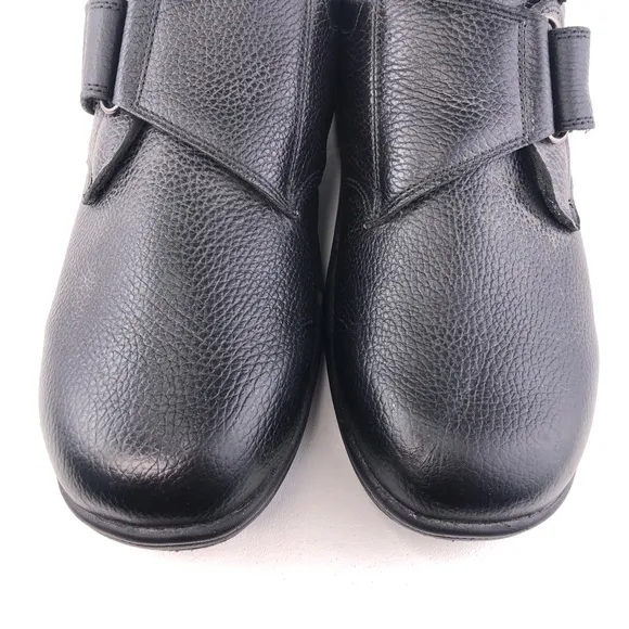 Orthofeet 510 Broadway Black Leather Orthotic Walking Shoes 11W