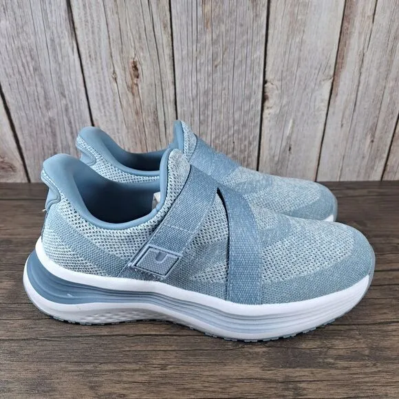 Orthofeet Naya Hands Free Slip On Sneaker Women's Sz 8.5 B Blue (VGC)