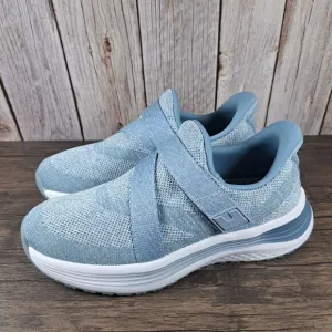 Orthofeet Naya Hands Free Slip On Sneaker Women's Sz 8.5 B Blue (VGC)