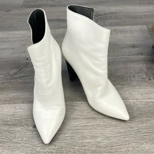 PAIGE Kate Booties - Panna Leather  in White  Size 7  GUC