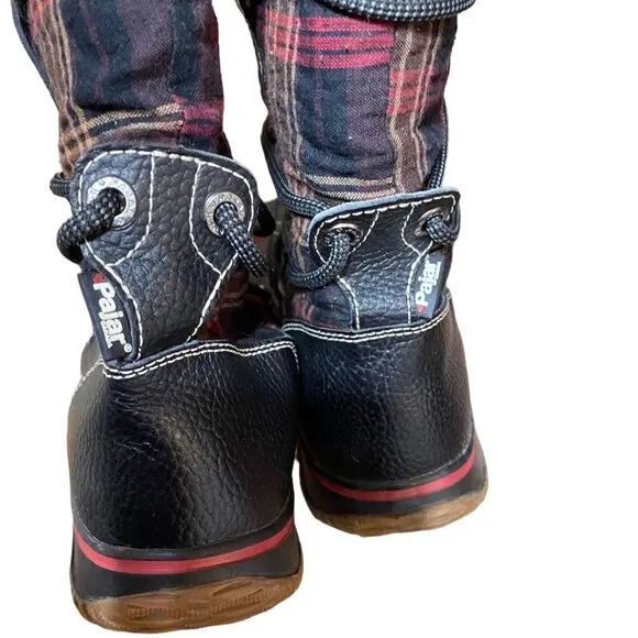 Pajar Plaid Winter Boots with Sherpa lining Sz 9-9.5