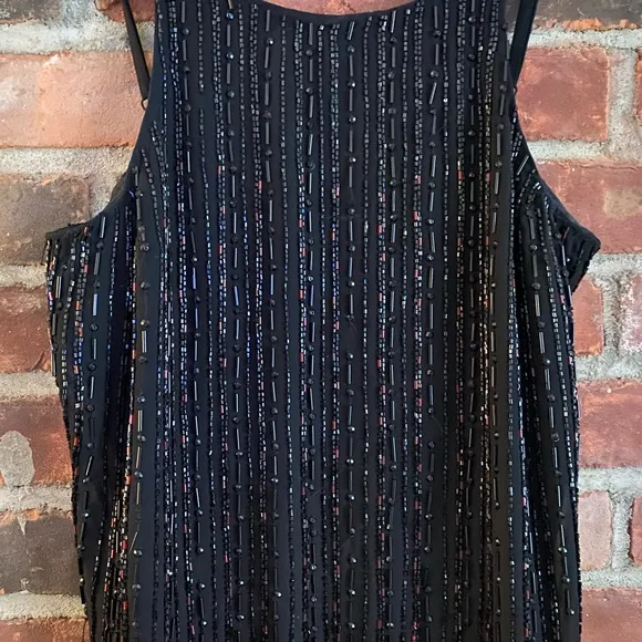 Parker Monaco Beaded Feather Dress - worn once gatsby 1920s flapper party