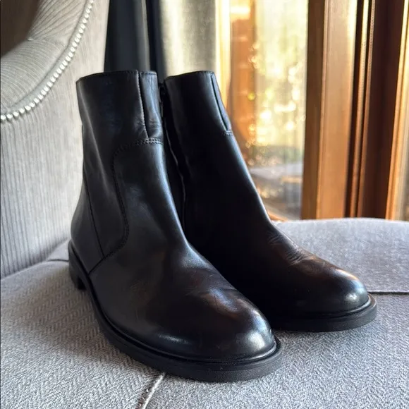 Paul Green Rook Black Leather Boots