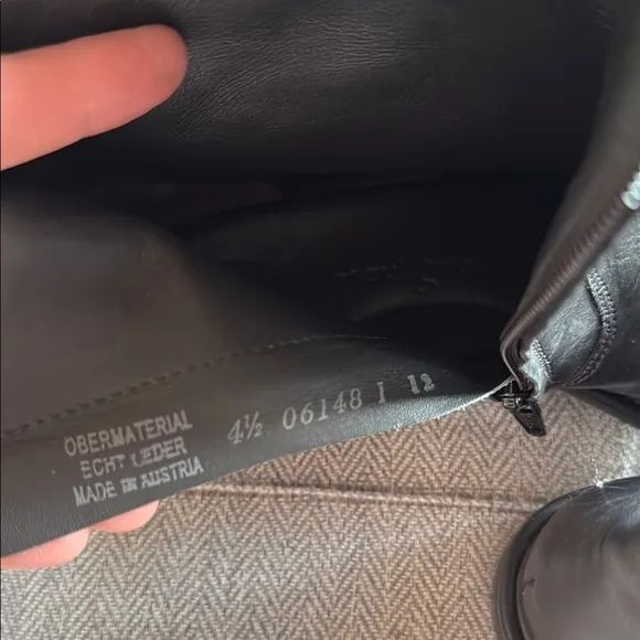 Paul Green Rook Black Leather Boots