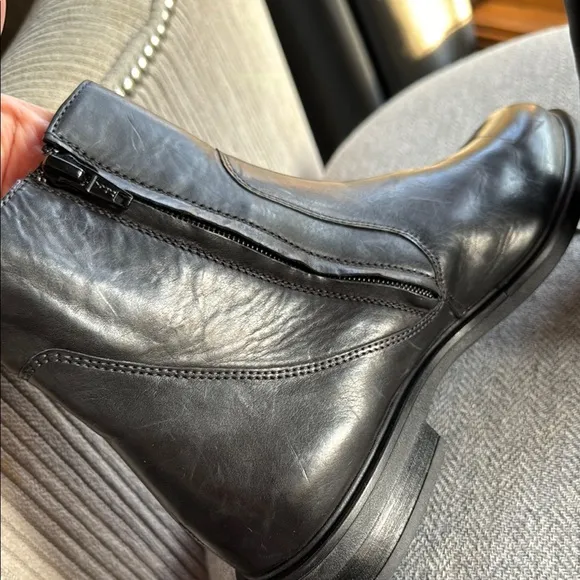 Paul Green Rook Black Leather Boots