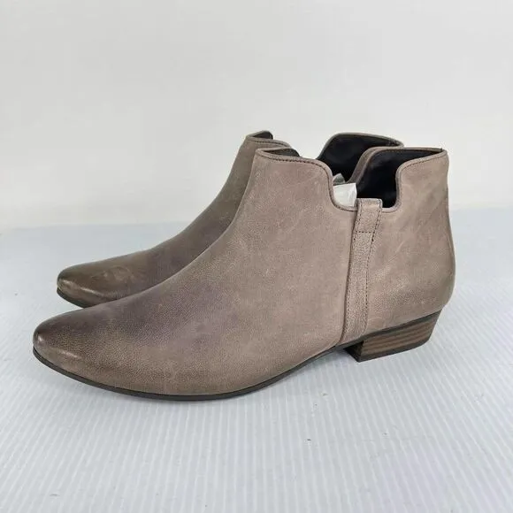 Paul Green Women's Barnes Taupe Gray Booties US 8 inside Zip Ankle Boots
