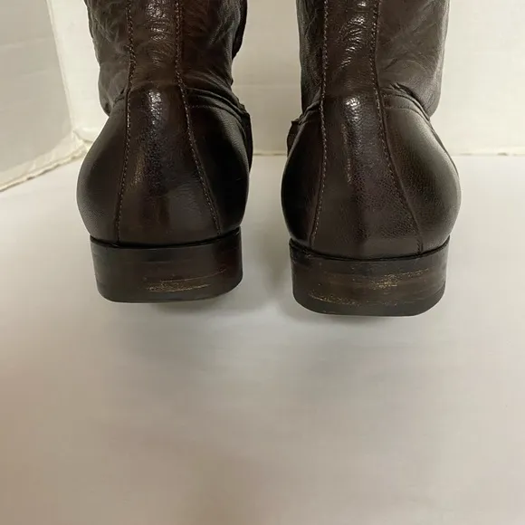 Paul Smith Brown Pebble Leather Ankle Boot Sz Men’s 11
