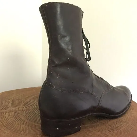 Peters Shoe Co. Antique Hi-top Shoes - 1910-20s