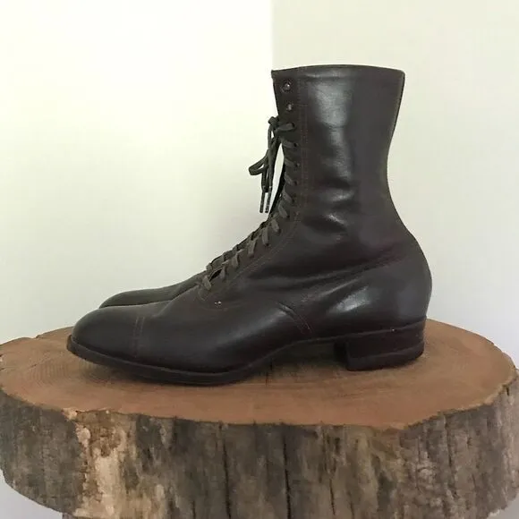 Peters Shoe Co. Antique Hi-top Shoes - 1910-20s