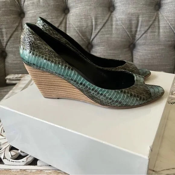 Pierre Hardy Wedge Heel Peep Toe Shoes Women’s 38.5 US 8.5