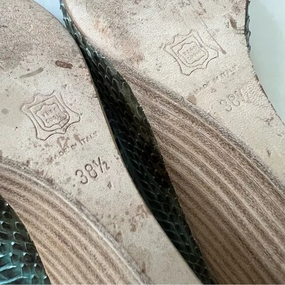 Pierre Hardy Wedge Heel Peep Toe Shoes Women’s 38.5 US 8.5