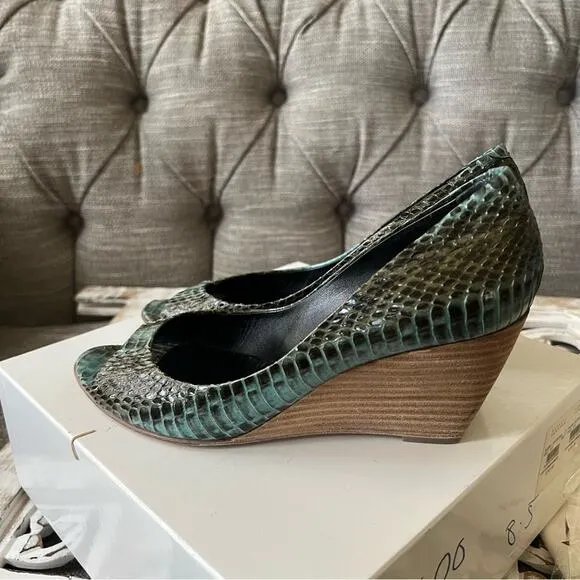 Pierre Hardy Wedge Heel Peep Toe Shoes Women’s 38.5 US 8.5