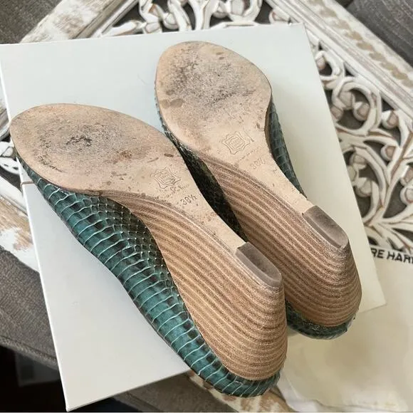 Pierre Hardy Wedge Heel Peep Toe Shoes Women’s 38.5 US 8.5