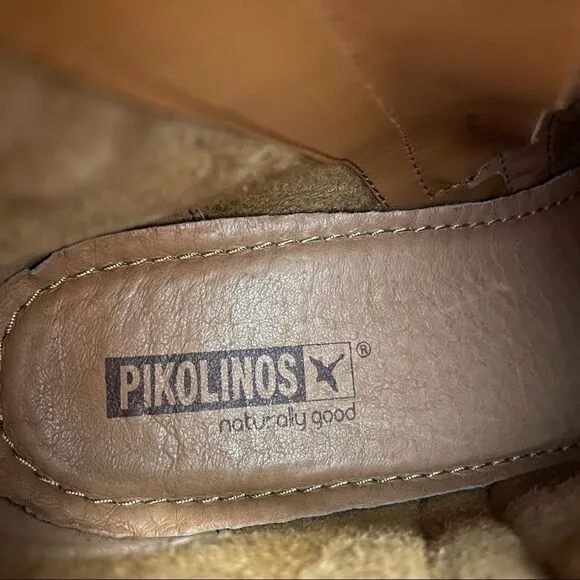 Pikolinos Andorra Leather Tassel Ankle Boo…