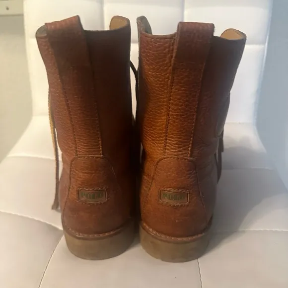 Polo by Ralph Lauren Men's Brown Leather Boots