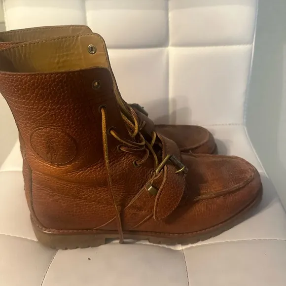 Polo by Ralph Lauren Men's Brown Leather Boots