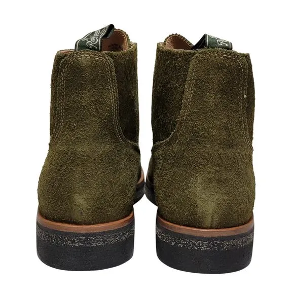 Polo Ralph Lauren Men RL Army Combat Boots Size US 10.5D Hunt Green Rough Suede