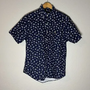 Polo Ralph Lauren Men’s Nautical Shirt Sailboat Print, Preppy Coastal Classic M