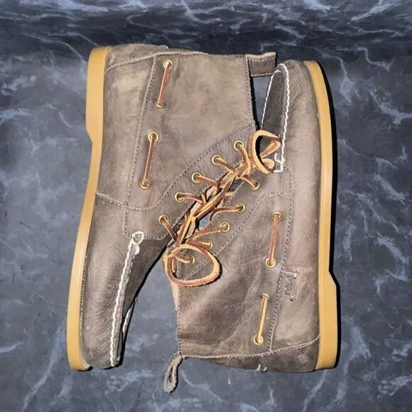 Polo by Ralph Lauren Mens Barrott Bo Brown Distressed Leather Chukka Boots 10.5D